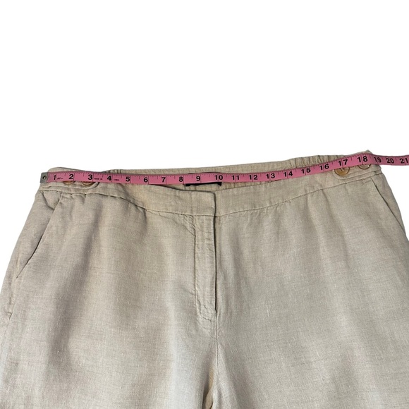 Talbots | Windsor Wide-Leg Linen Pants Size 20W - Picture 13 of 16